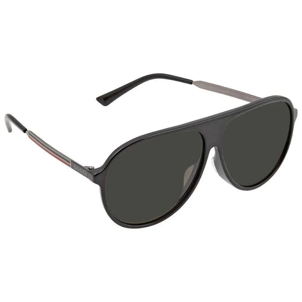 NEW Gucci Grey Aviator Men's Sunglasses